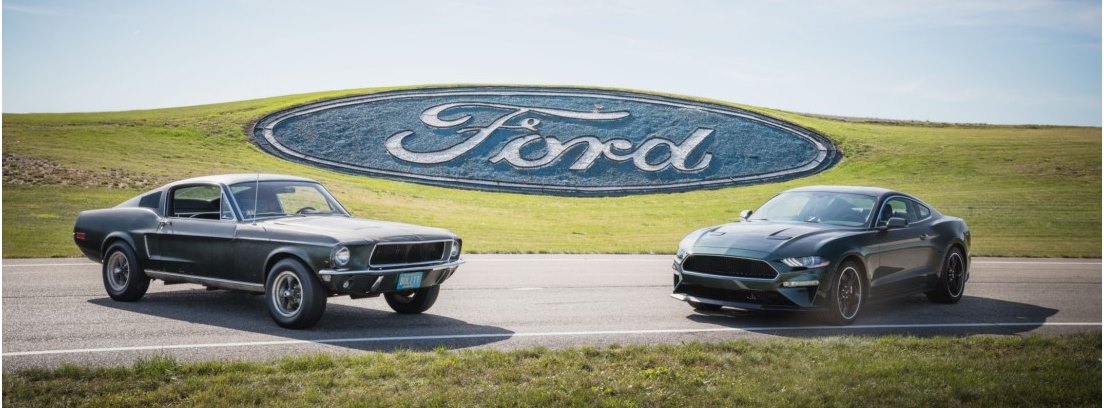 Dos coches Ford Mustang Bullitt